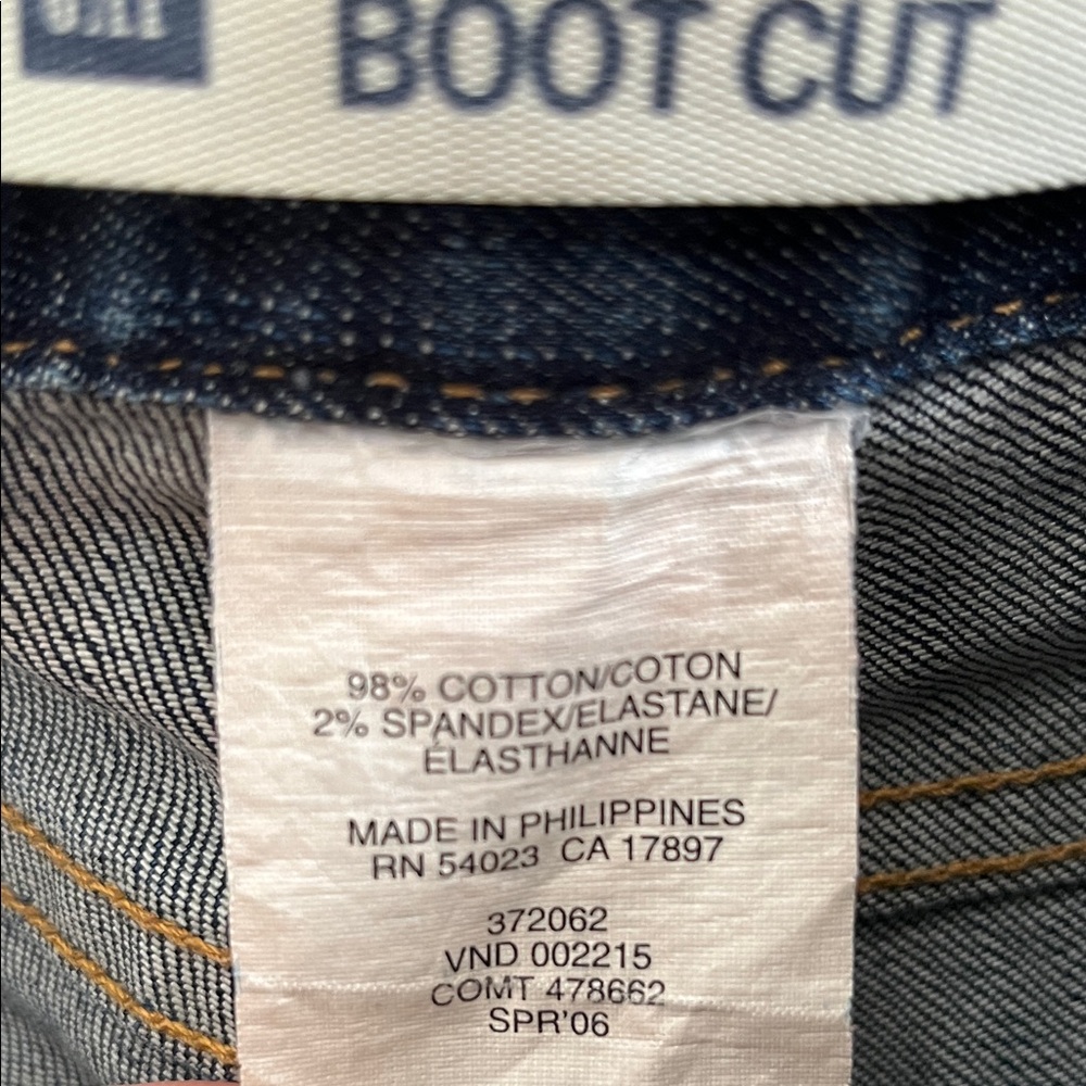 Gap Original Boot cut Classic Blue Denim Jeans - Picture 6 of 8